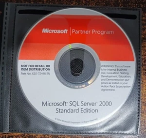 Microsoft SQL Server 2000 Standard Edition with Product Key - Picture 1 of 1