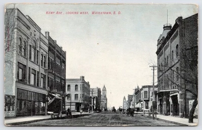Watertown South Dakota~United States Express Office~Nice Rooflines~Clocktower PC - Image 1 of 2