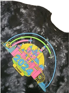 2024 Walt Disney World Tie-Dye Sweatshirt Cinderella's Castle, Buzz, Dumbo  - Bild 1 von 6