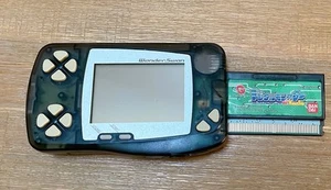 Wonderswan Skeleton Black Console with digimon game ws Bandai - Picture 1 of 7