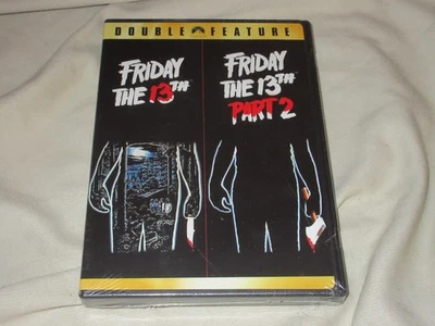 Friday The 13th+Friday The 13th Part 2 DVD NEW Horror Double Jason Sealed - Image 1 of 3