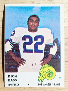 1961 Fleer #101 Dick Bass RC (EX) - Picture 1 of 2