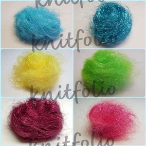 Angelina sparkly glitter fiber for spinning & crafts: Choose from 47 Colors - Picture 1 of 54