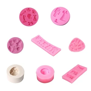 Candy Clay Mold for Diy Dessert Crystal Mold Cupcake Decorations Baking Tool - Picture 1 of 15