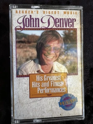 John Denver - Greatest Hits and Finest Performances Cassette -Readers Digest - Image 1 of 3