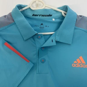 Adidas Barricade Poloshirt Herren XL blau Climalite Climacool Tennis sportlich - Bild 1 von 16