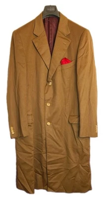 Ermenegildo Zegna Mens Overcoat 58 (48 US) Brown Wool&Cashmere Made Switzerland - Image 1 of 4