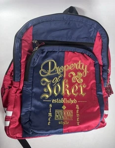 Rare Harley Quinn Backpack Suicide Squad Property Of Joker Puddin Freaky Style - Picture 1 of 4