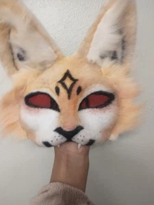:: Apple-inspired Cat Therian Mask - Picture 1 of 3