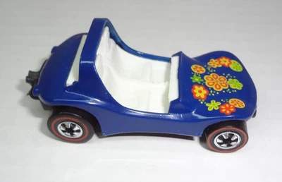 Dune Daddy Redline Hot Wheels 1975 azul n/como nuevo base negra interior blanco flores Foto 1 de 4