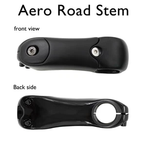 Road bike Carbon Stem 31.8mm Semi-matte/ gloss 90-130mm, with Computer Mount - Picture 1 of 29