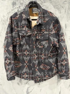 Chaqueta Jachs New York Chaqueta Mezcla Lana Forrada Sherpa Azteca Suroeste Talla L - Imagen 1 de 7