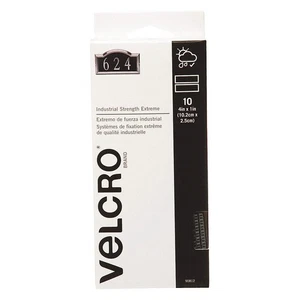 VELCRO BRAND 90812 Reclosable Fastener Shapes,Gray,1x4,PK10 6PXV9 - Picture 1 of 1