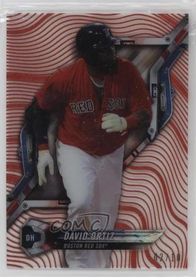 2018 High Tek Pattern 1 Waves/Diagonals Red Galactic Diffractor /10 David Ortiz - Image 1 of 2