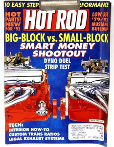 Hot Rod Magazine March 1992 #4112 - Picture 1 of 2