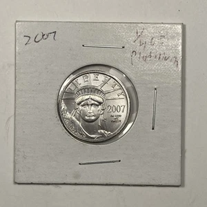 2007 American .25oz Platinum Eagle $25. Choice BU. - Picture 1 of 3