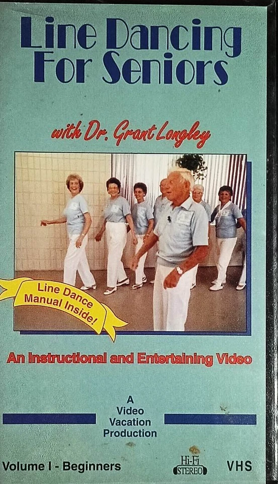 Line Dancing for Seniors, Volume 1: Beginners [VHS 1992] Dr. Grant Longley - Image 1 of 1
