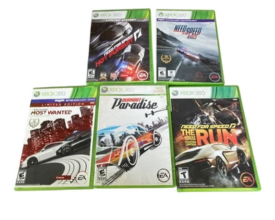 Microsoft Xbox 360 CIB Need Speed Hot Pursuit Run Most Wanted RIVALS LOT BL - Image 1 of 4