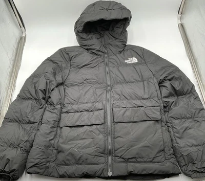 The North Face Women’s Waterproof Down Hooded Puffer Jacket-Black-Size: M - Image 1 of 4