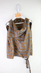 Vivienne Westwood Anglomania "Greek Key"  blouse in latte/bronze size EU44/UK12 - Bild 1 von 8