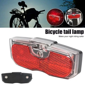 Luz trasera reflectora para bicicleta luz trasera montada en portaequipajes aleación de aluminio - Imagen 1 de 23