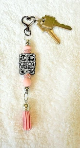 Chris Stapleton Inspired Handmade Beaded Keychain-Country Music Fan Gifts - Picture 1 of 5