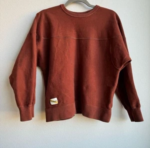 Tracksmith Damen Trackhouse Burnt Orange Dicke Baumwolle Rundhalsausschnitt Medium - Bild 1 von 6