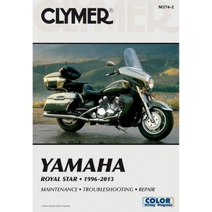 Manual de reparación/servicio Clymer '96-13 Yamaha XVZ1300 Royal Star/Venture (M374-2) - Imagen 1 de 1