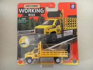 Matchbox Working Rigs GMC 3500 Attenuator Truck - Yellow  2020 GWG36-4B10 - Picture 1 of 3