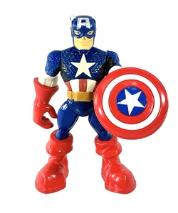 Figura de acción Playskool Marvel Super Hero Adventures Squad Capitán América - Imagen 1 de 9