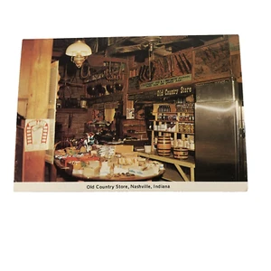 Postal herramientas de orgo de sorgo de nueces de campo antigua tienda de campo de Nashville Indiana - Imagen 1 de 8