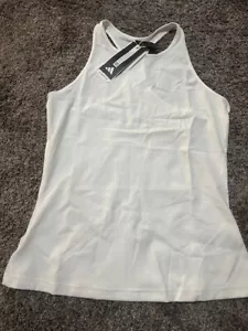 Adidas Women's Techfit Compression Tank White IB1223 NWT Size XLarge - Picture 1 of 4