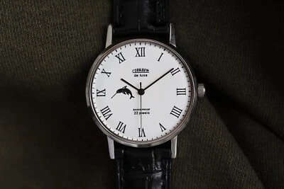 Cornavin Watch De Luxe Mechanical Men's USSR SLIM Vintage Rare 2209 Old - Image 1 of 4