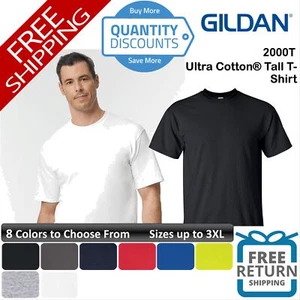 Gildan Herren Ultra Baumwolle & Mischungen große Größe klassische Passform T-Shirt bis 2000t - Bild 1 von 25