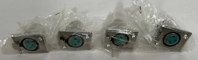 "4" UNUSED Switchcraft D3F 3-Pin Female Panel Mount Microphone Connectors (A8) - Image 1 of 4