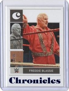 Freddie Blassie WWE 2022 Panini Chronicles Blue 10/99 #80 Card - Bild 1 von 2