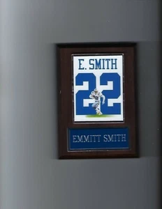 EMMITT SMITH PLAQUE DALLAS COWBOYS FOOTBALL NFL JERSEY PHOTO PLAQUE - Picture 1 of 1