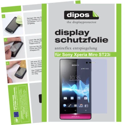1x Schutzfolie für Sony Xperia Miro ST23i  matt Display Antireflex - Bild 1 von 4