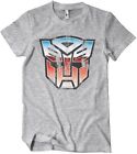 Transformers Distressed Autobot Shield T-Shirt Heathergrey