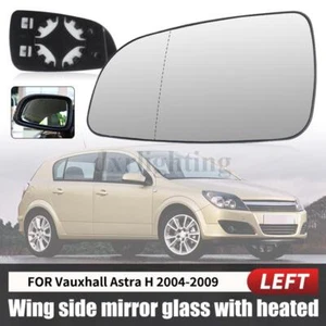 Espejo de puerta ala vidrio placa trasera térmica lado izquierdo para Vauxhall Astra H 2004-09 - Imagen 1 de 7