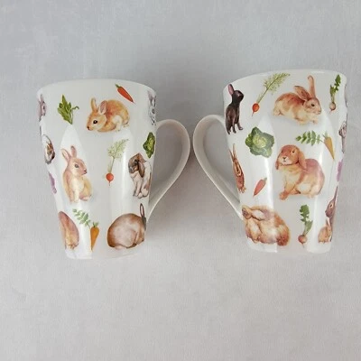 Run Rabbit Run Mugs Paul Cardew Easter Spring Peter Cotton tail Tea Coffee Bunny - Image 1 of 4
