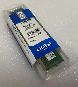Crucial CT2KIT102472BA186D 16GB Kit 2-8GB DDR3 2Rx8 PC3-14900E EUDIMM Memory - Picture 1 of 1