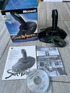 Microsoft Sidewinder Standard Joystick In Original Box And Manual. UNTESTED - Picture 1 of 3