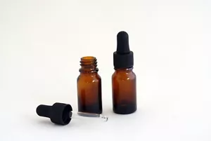 Medisure Amber Glass Dropper Bottle with Pipette, 10ml, 20ml, 30ml or 50ml - Picture 1 of 2