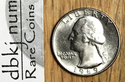 1969 (P) Washington Quarter 25¢ - BU - Brilliant Uncirculated - Image 1 of 3