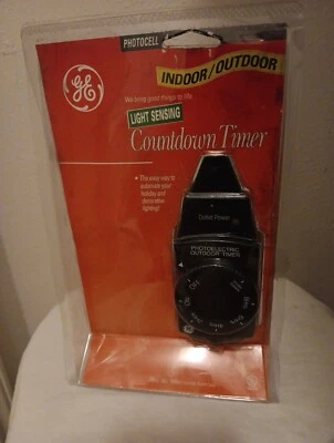 General-Electric GE Countdown Timer LIGHT-SENSING PHOTOCELL NEW - Image 1 of 4
