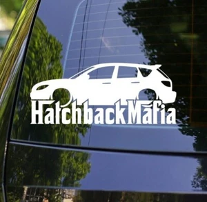 Lowered HATCHBACK MAFIA sticker - for Mazda 3 Mazdaspeed MPS (2007-2010) - Bild 1 von 3