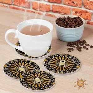 Beyond The Moon Getränk Untersetzer Geschenkset Natursandstein - Bild 1 von 2