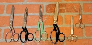 Vintage Singer Wiss Shears Pinking Shears Lot READ - Picture 1 of 15