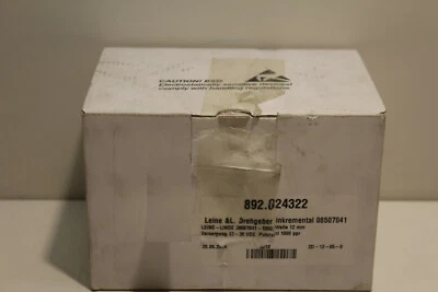 Codificador incremental Leine & Linde 08507041 1000 ppr NOVO - Imagem 1 de 4